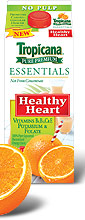 Tropicana's Healthy Heart Orange Juice