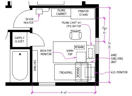 Treadputer Office Plan