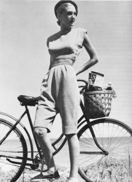 Claire McCardell 1940 Bicycle Outfit from Starling Fitness