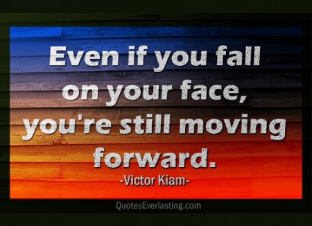 Even if you fall on your face, you're still moving forward from Starling Fitness