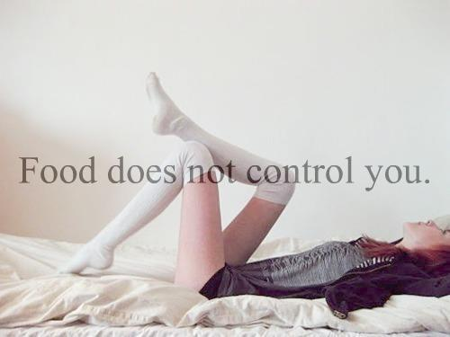 La comida no te controla.