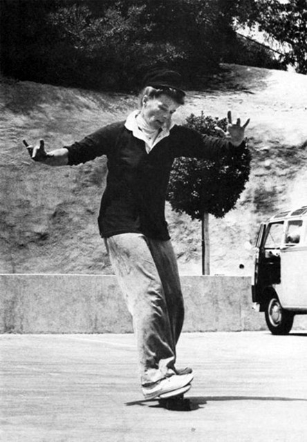 Katherine Hepburn Skateboarding 1967 from Starling Fitness