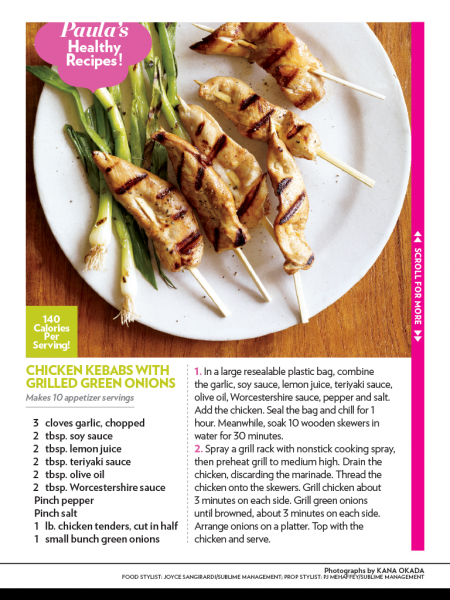 Low Carb Kebabs from Paula Deen on Starling Fitness