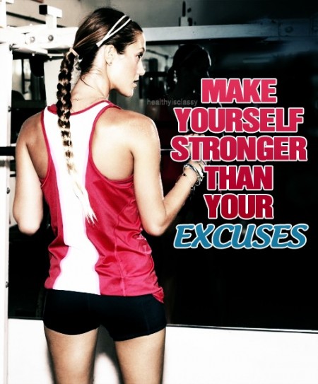 Make yourself stronger than your excuses from Starling Fitness