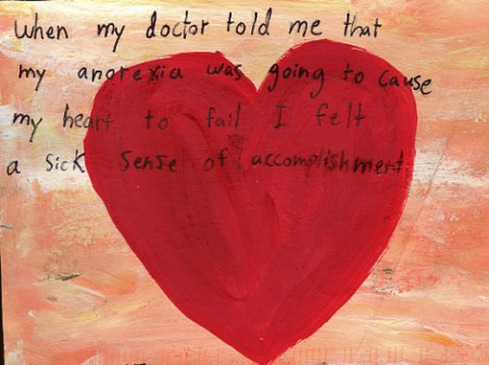 PostSecret - Eating Disorders Are Suicide In Slow Motion from Starling Fitness