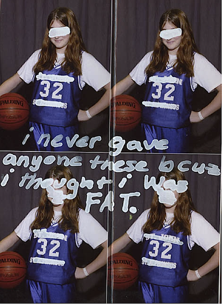 PostSecret: I never gave anyone these because I thought I was fat from Starling Fitness