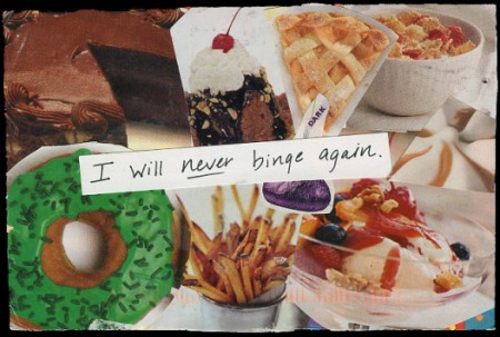 PostSecret - I will never binge again from Starling Fitness
