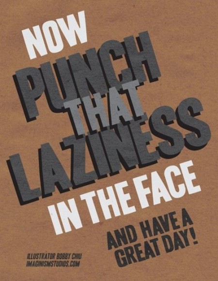 Punch laziness in the face from Starling Fitness