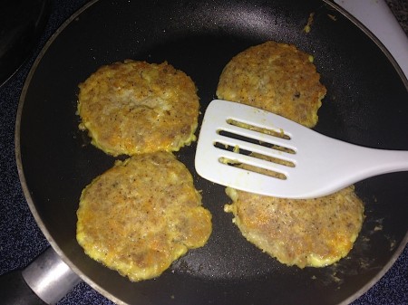 Tuna Patties cooking from Starling Fitness