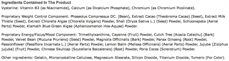 Vysera-CLS Ingredients from Starling Fitness