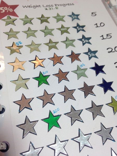 Weight Loss Progress - Give Yourself A Star from Starling Fitness