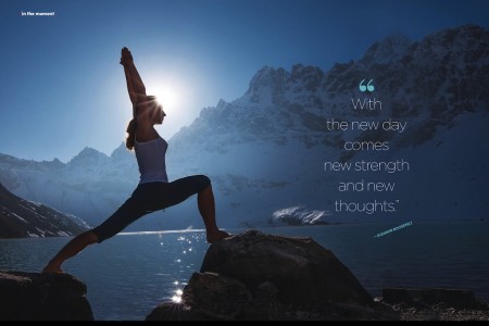 With the new day comes new strength and thoughts. from Starling Fitness