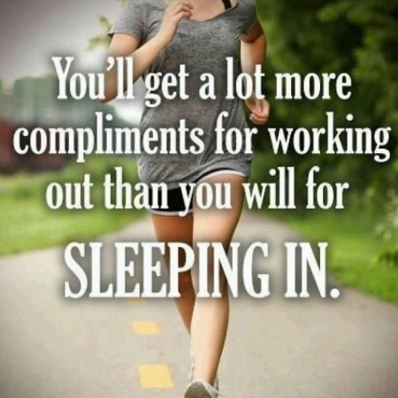 You will get a lot more compliments for working out than sleeping in from Starling Fitness