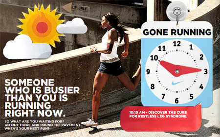 Nike Women: Someone who is busier than you is running right now