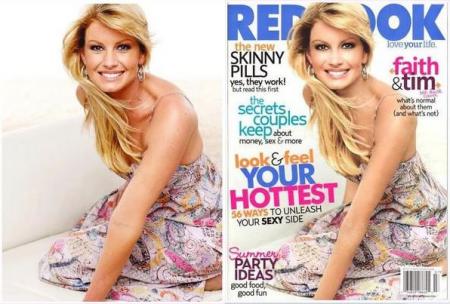 Beautiful Faith Hill Not Good Enough for Redbook