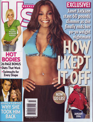 Janet Jackson on the cover of US Magazine