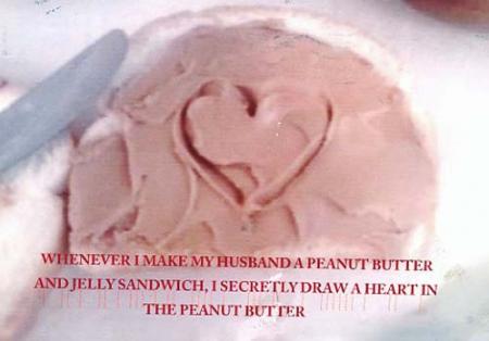 PostSecret: Peanut Butter Heart