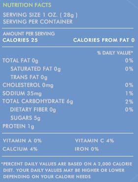 Pinkberry: Nutrition Facts