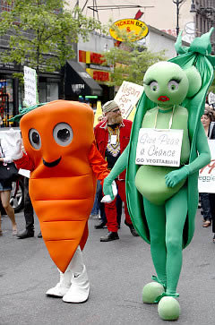 Vegetarian Parade via NY Daily News