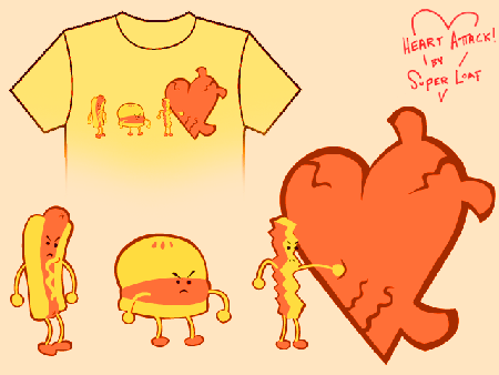 Heart Attack! T-Shirt from Threadless