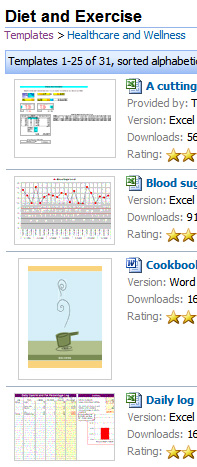 Click here to see the MS Office Templates