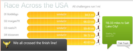 We all crossed the finish line? NO... we didn't...