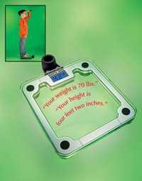 Talking Scale from Sharper Image