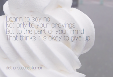 Learn to say no to your cravings and your mind from Starling Fitness